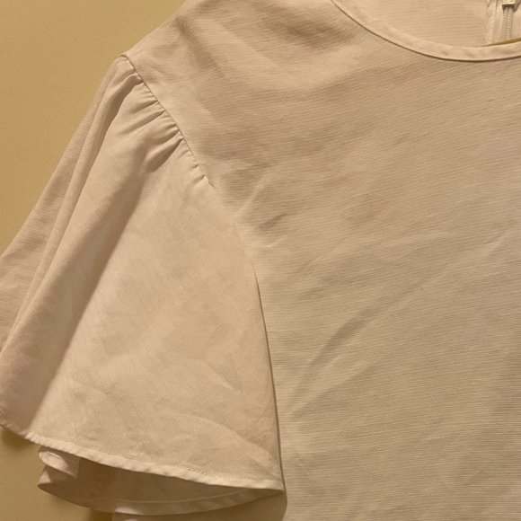 Club Monaco - Flutter Sleeve Top - Picture 4 of 5